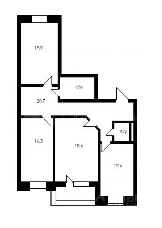 3-к кв. Тюменская область, Тюмень Заречный проезд, 41 (96.1 м) - Фото 2