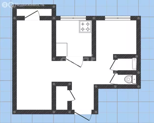 2-комнатная квартира: Сарапул, улица Азина, 94 (48.8 м) - Фото 1