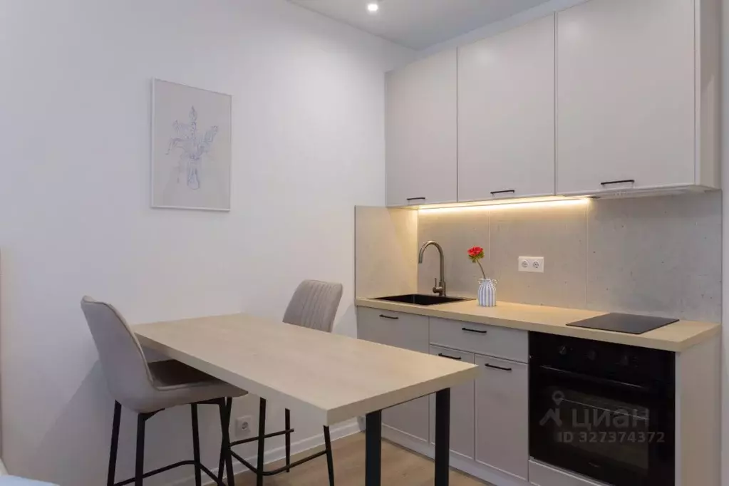 Студия Москва ул. Большое Понизовье, 8 (20.0 м) - Фото 1