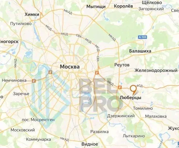 Торговая площадь в Московская область, Люберцы Комсомольский просп., ... - Фото 2