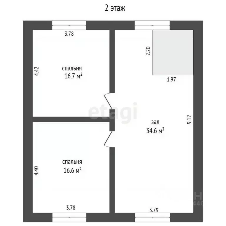 Дом в Тюменская область, Тюмень Якорь садовое товарищество, ул. ... - Фото 2
