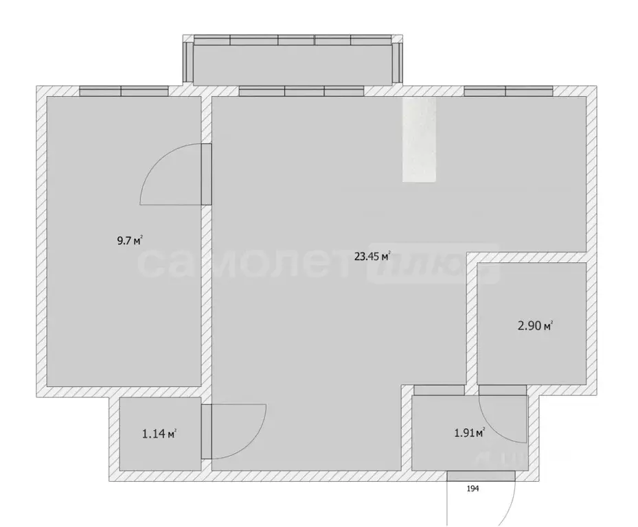 2-к кв. Московская область, Наро-Фоминск Южный мкр, ул. Рижская, 4 ... - Фото 2