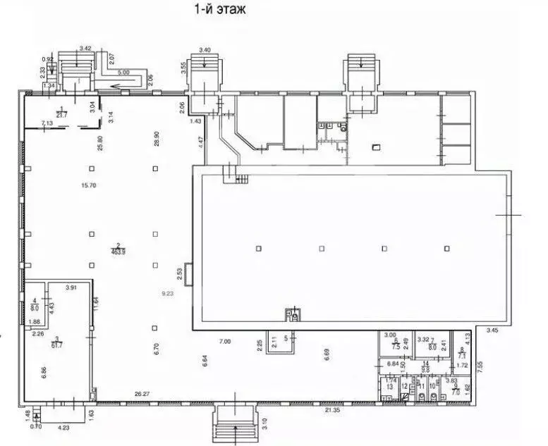 Помещение свободного назначения в Москва Луговой проезд, 11 (612 м) - Фото 2