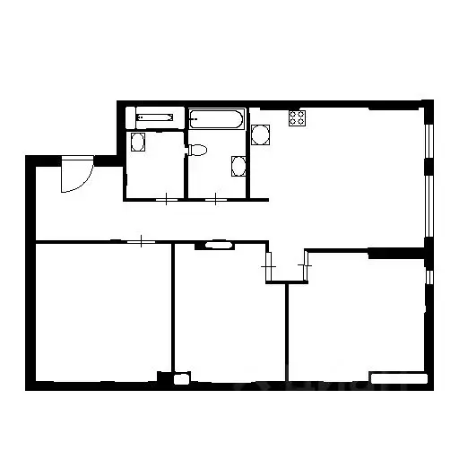 3-к кв. Москва Шмитовский проезд, 39к2 (88.0 м) - Фото 2