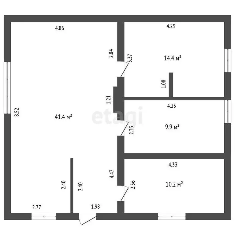 Дом в Тюмень, 2-я Линейная улица (80.8 м) - Фото 1