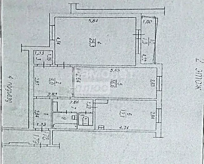 3-к кв. Красноярский край, Красноярск ул. Ады Лебедевой, 64 (74.0 м) - Фото 1