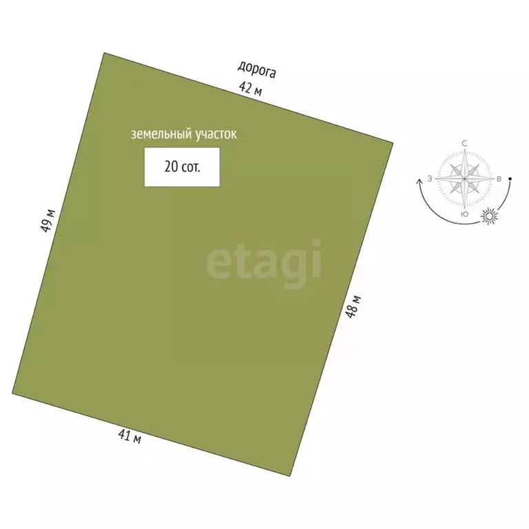 Дом в Крым, Черноморский район, с. Красная Поляна ул. Фрунзе, 23 (54 ... - Фото 2