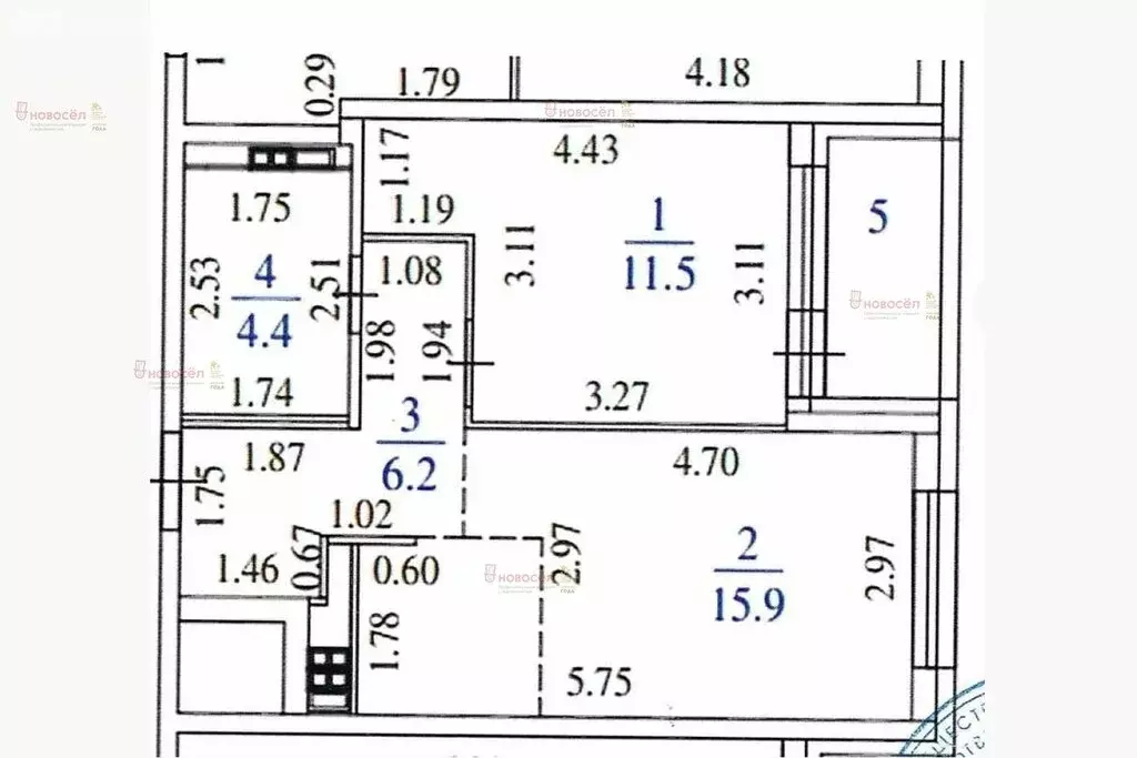 1-комнатная квартира: Екатеринбург, Лучистая улица, 6 (38 м) - Фото 0