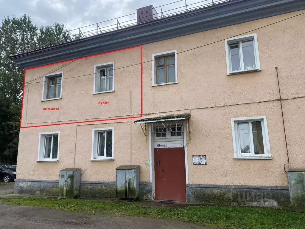 Комната Ленинградская область, Приозерск ул. Ленина, 66 (11.8 м) - Фото 1