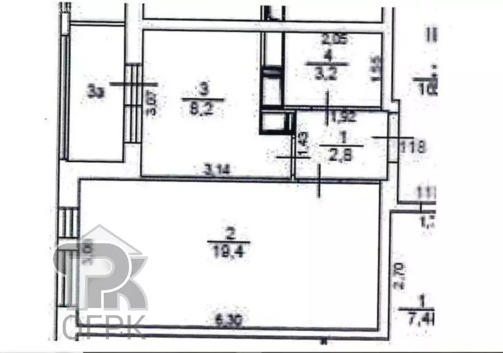 1-комнатная квартира: Балашиха, улица Романычева, 3 (33.6 м) - Фото 2