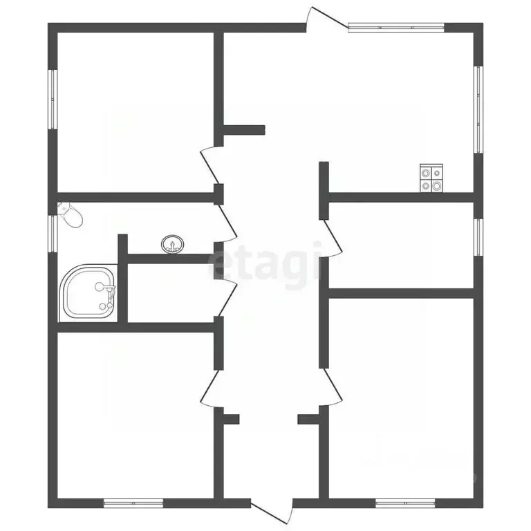 Дом в Воронежская область, Рамонский район, с. Айдарово ул. Победы, ... - Фото 2