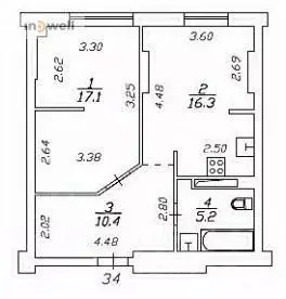 1-к кв. Московская область, Балашиха ул. Чистопольская, 28 (49.0 м) - Фото 1