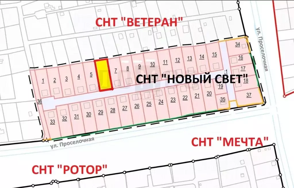 Участок в Свердловская область, Екатеринбург Новый Свет СНТ,  (10.0 ... - Фото 2
