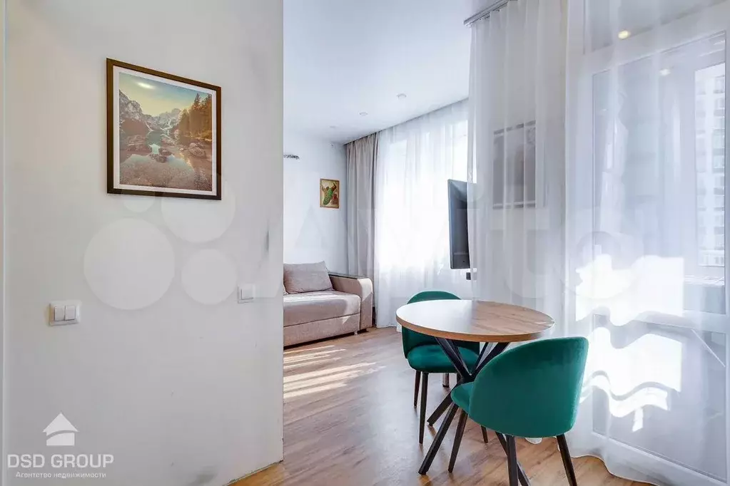 Квартира-студия, 24,1 м, 7/13 эт. - Фото 1