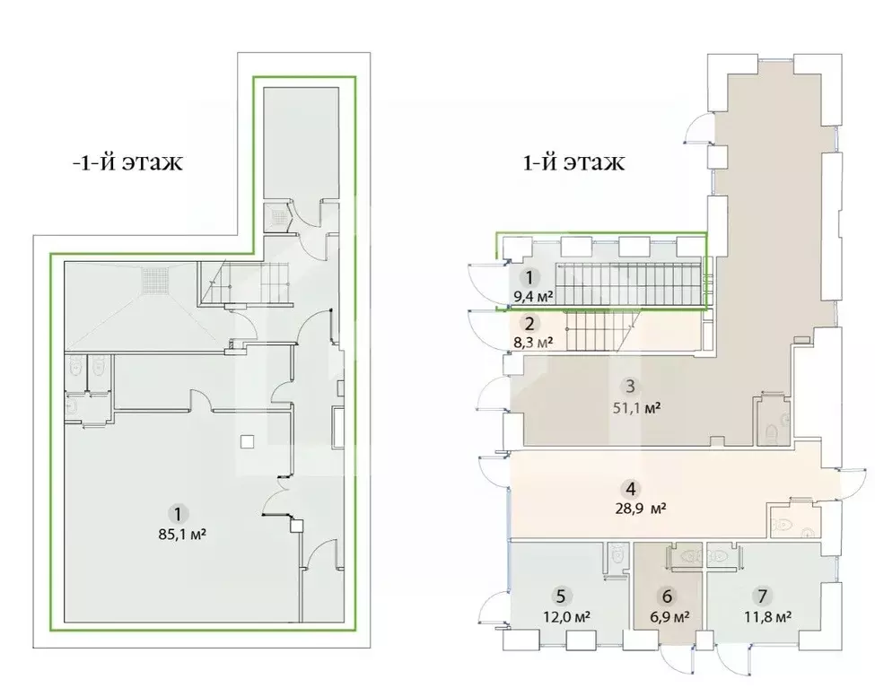 Помещение свободного назначения в Москва ул. Бахрушина, 36/14С3 (95 м) - Фото 2