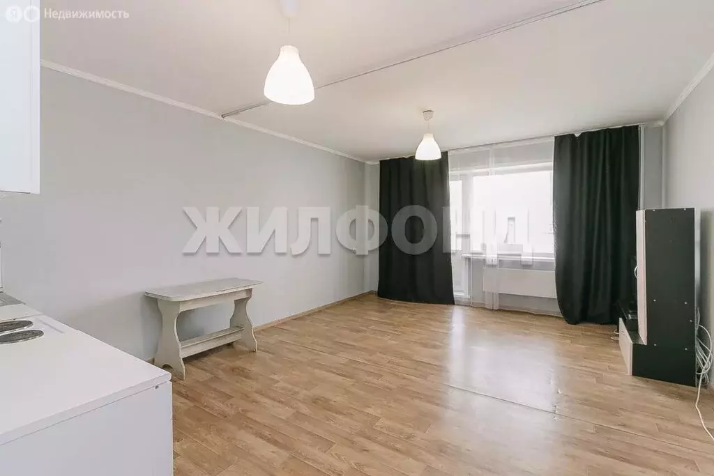 Квартира-студия: Новосибирск, улица Виталия Потылицына, 3 (32.4 м) - Фото 1
