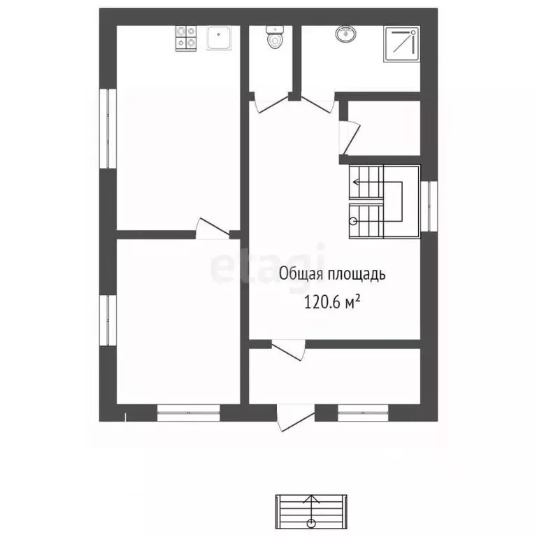 Дом в Брянская область, Брянский район, Новодарковичское с/пос, д. ... - Фото 2