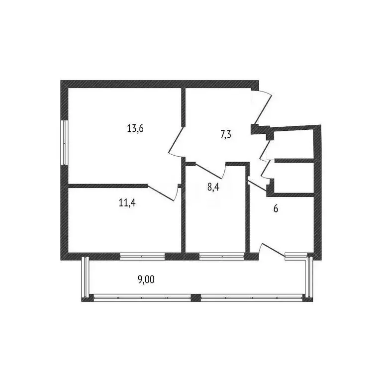 3-комнатная квартира: Краснодар, Старокубанская улица, 120 (54 м) - Фото 0