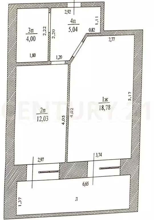 1-к. квартира, 39,8 м, 5/9 эт. - Фото 0