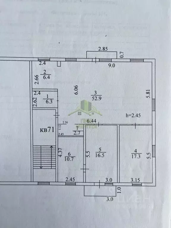3-к кв. Бурятия, Кяхта ул. Рукавишникова, 52 (112.8 м) - Фото 2