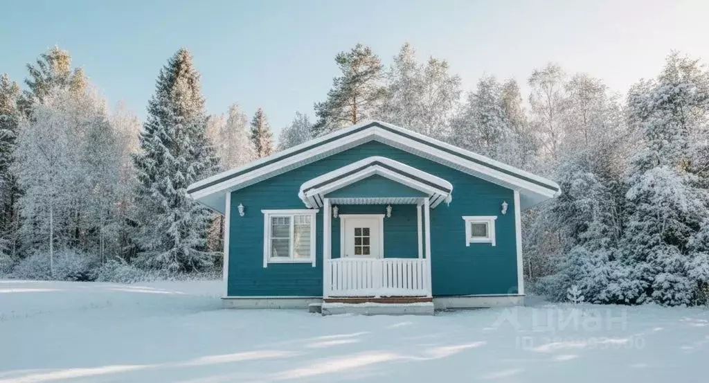 Дом в Карелия, Сортавальский муниципальный округ, пос. Вуорио 47 (60 ... - Фото 1