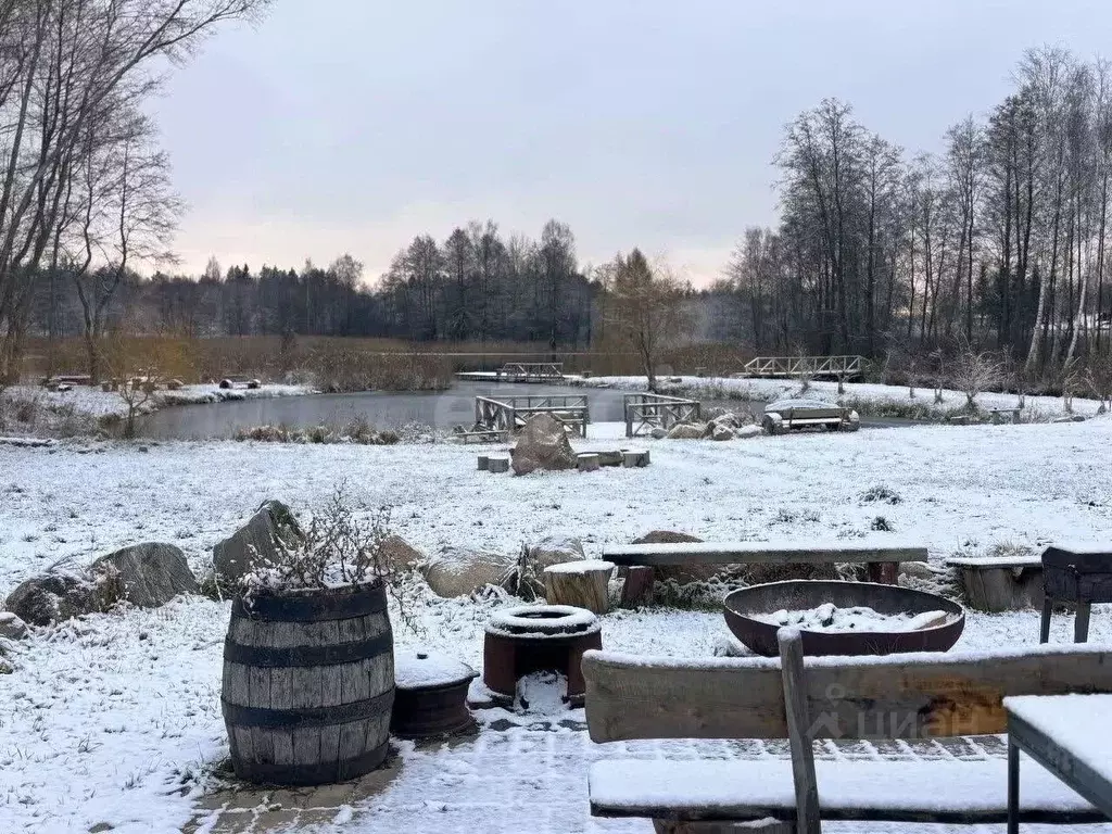 Дом в Псковская область, Себежское с/пос, д. Глубочица  (263 м) - Фото 1