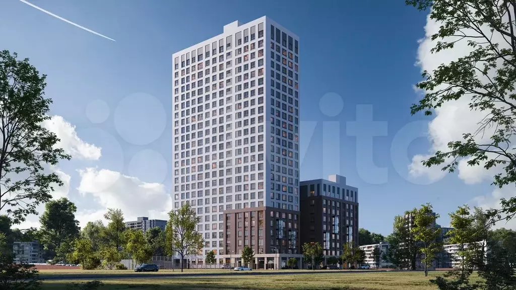 Квартира-студия, 24,7 м, 7/25 эт. - Фото 1