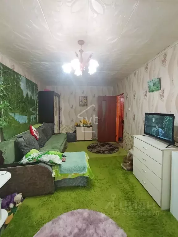 1-к кв. Владимирская область, Собинка Центральная ул., 25 (33.0 м) - Фото 1