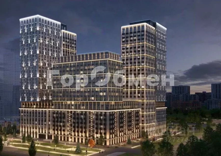 3-к кв. Москва Страна Озерная жилой комплекс (73.0 м) - Фото 1