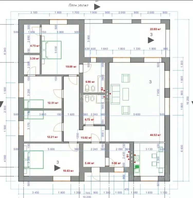 Коттедж в Владимирская область, Суздальский район, Павловское ... - Фото 2