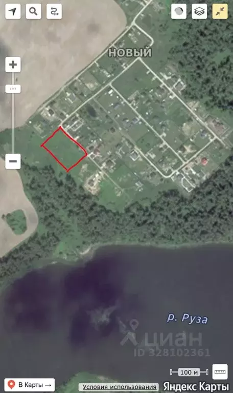 Участок в Московская область, Волоколамский муниципальный округ, с. ... - Фото 1