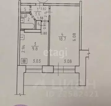1-к кв. Удмуртия, Ижевск Удмуртская ул., 269 (36.0 м) - Фото 2