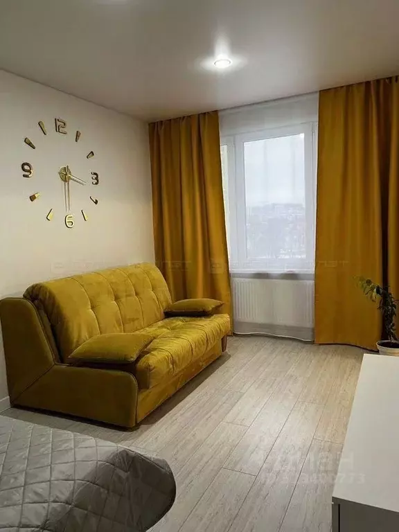 1-к кв. Татарстан, Казань ул. Александра Курынова, 5к2 (33.0 м) - Фото 1