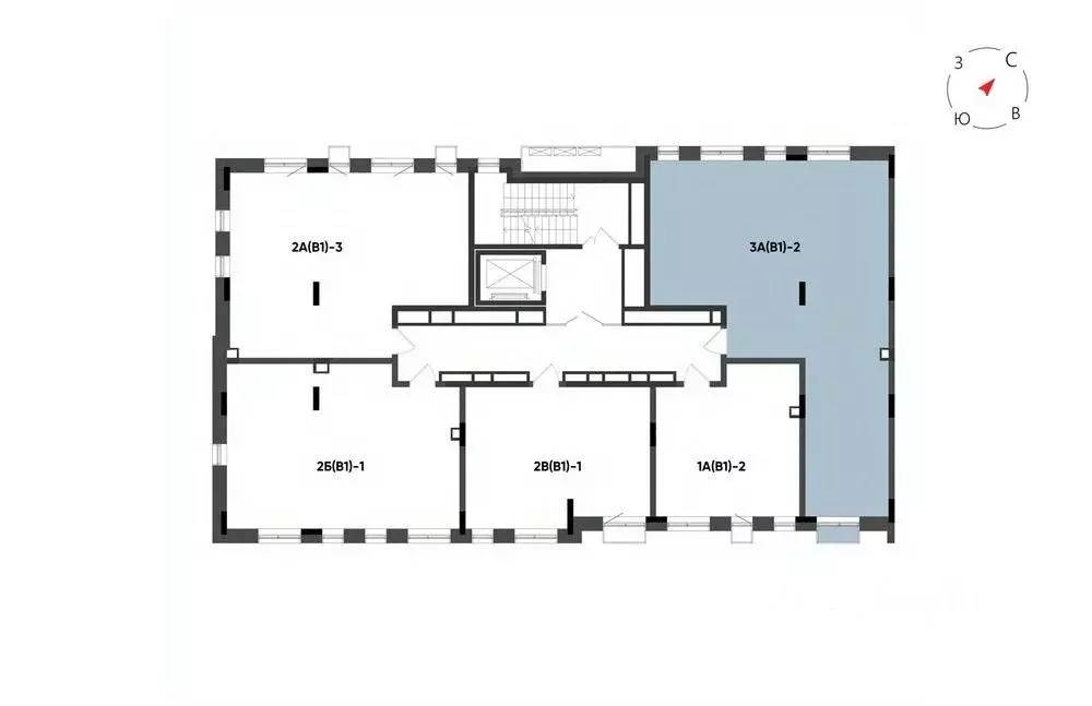 3-к кв. Татарстан, Казань Минтимер жилой комплекс (97.96 м) - Фото 2