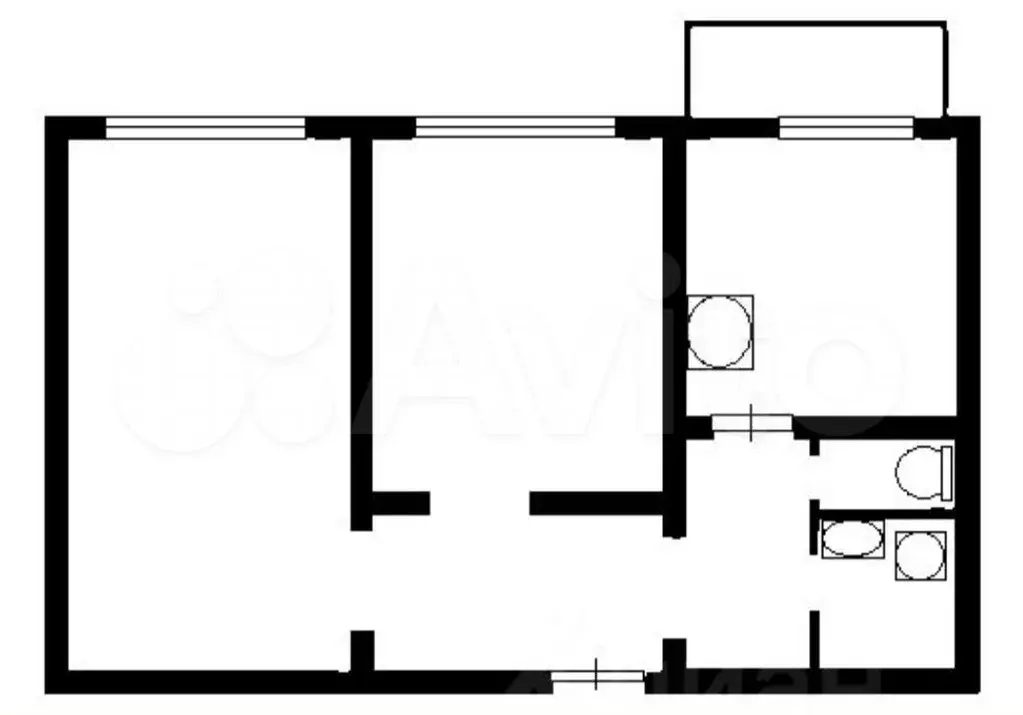 2-к. квартира, 60 м, 12/22 эт. - Фото 0