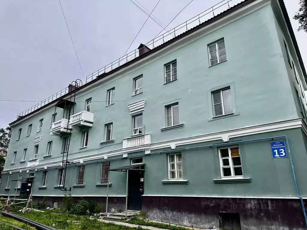 Комната Мурманская область, Мурманск ул. Алексея Генералова, 13 (13.0 ... - Фото 1