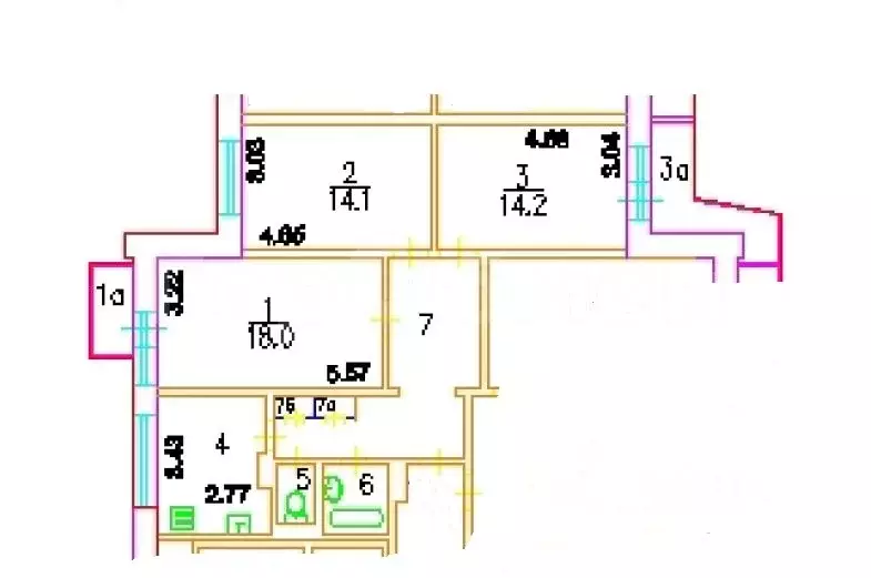 3-к кв. Москва Вильнюсская ул., 8К2 (75.5 м) - Фото 1