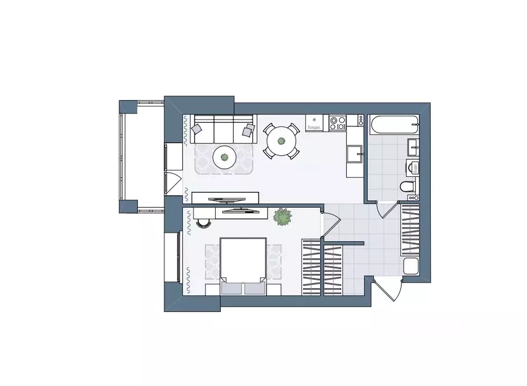 2-к кв. Кировская область, Киров городской округ, пос. Чистые Пруды ... - Фото 1