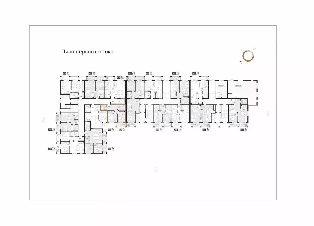 1-комнатная квартира: Светлогорск, Новая улица, 108-114 (49.15 м) - Фото 1