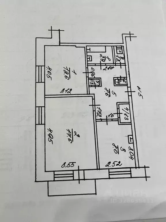 2-к кв. Саха (Якутия), Якутск Марха мкр, Совхозная ул., 8 (53.0 м) - Фото 1