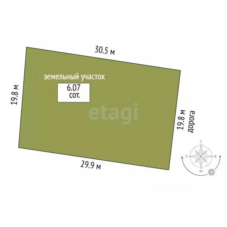 Участок в Томская область, Томский район, Полянка СТ  (6.1 сот.) - Фото 2