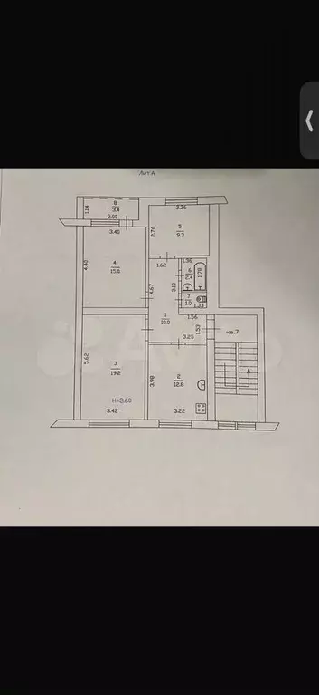 3-к. квартира, 70 м, 2/2 эт. - Фото 0
