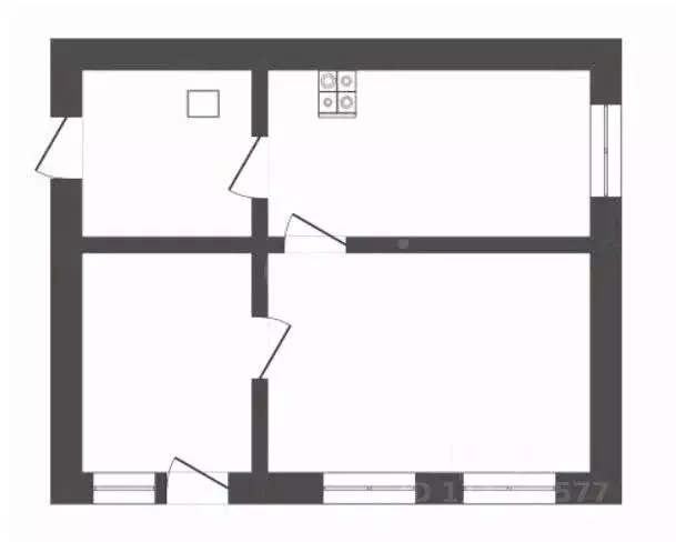 Дом в Воронежская область, Грибановский пгт ул. Строителей, 12 (45 м) - Фото 1