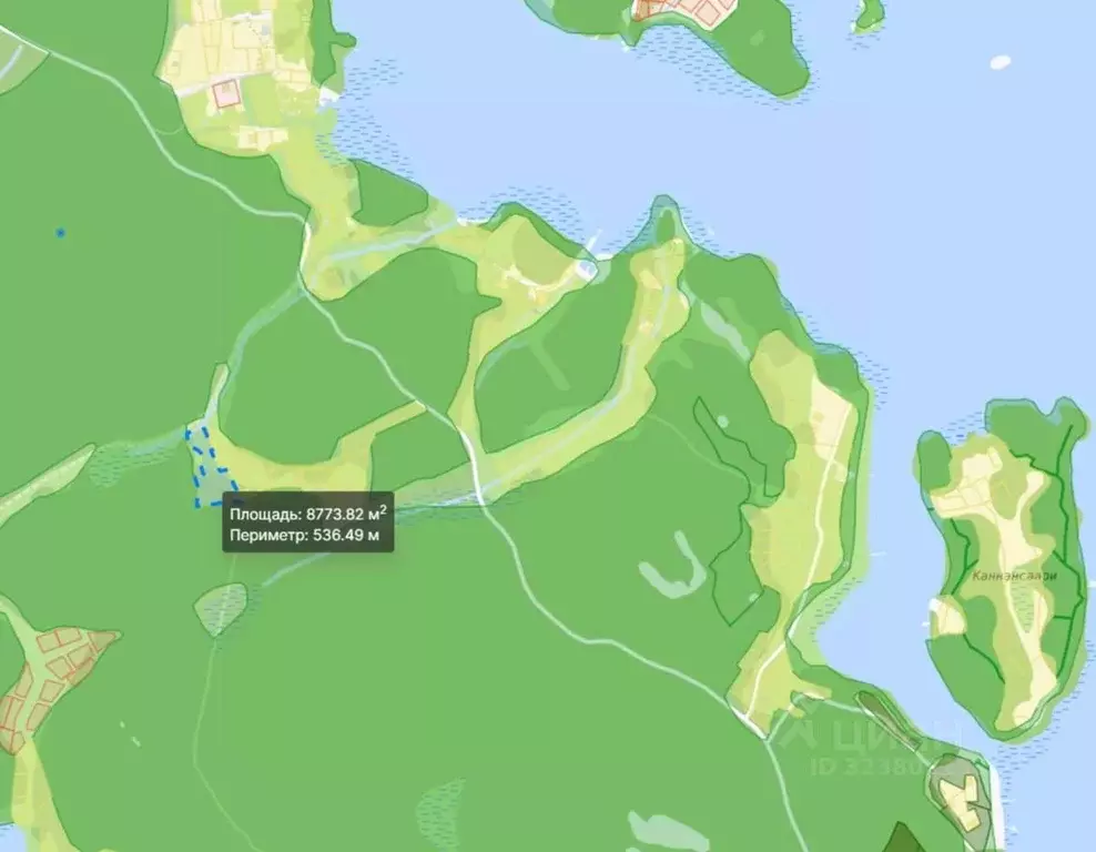 Участок в Карелия, Лахденпохский муниципальный округ, пос. Куркиеки, ... - Фото 2