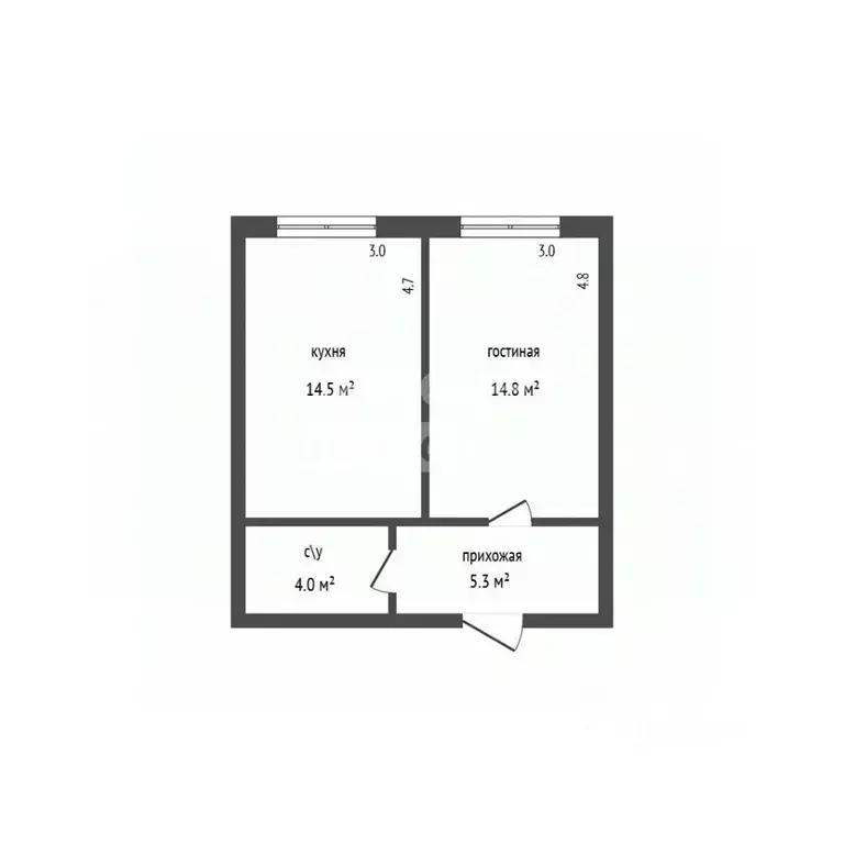 1-к кв. Дагестан, Дербент ул. Николая Гоголя, 24 (39.0 м) - Фото 1