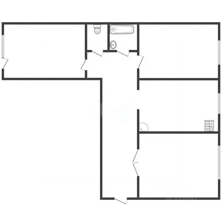 3-к кв. Смоленская область, Ярцево Автозаводская ул., 20 (65.6 м) - Фото 2