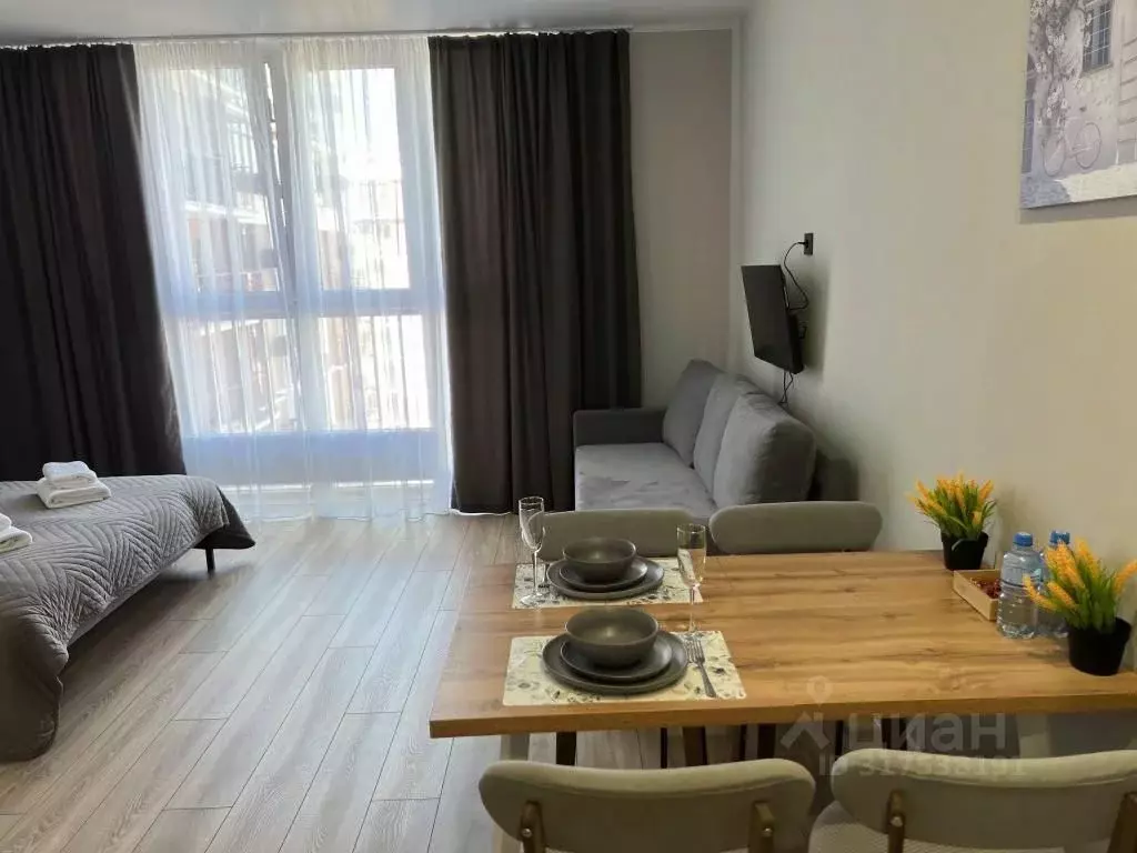 1-к кв. Краснодарский край, Краснодар ул. Ивана Беличенко, 92к2 (30.0 ... - Фото 1