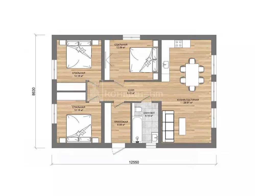 Коттедж в Владимирская область, Суздальский район, Боголюбовское ... - Фото 2