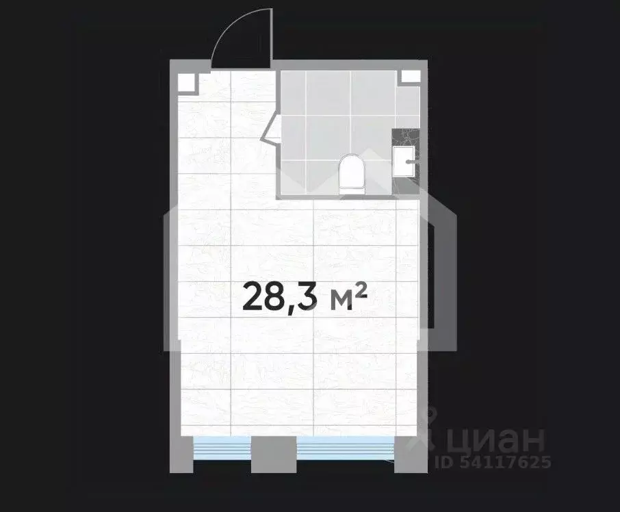 Торговая площадь в Москва Зорге 9 жилой комплекс, 9Ак6 (28 м) - Фото 2