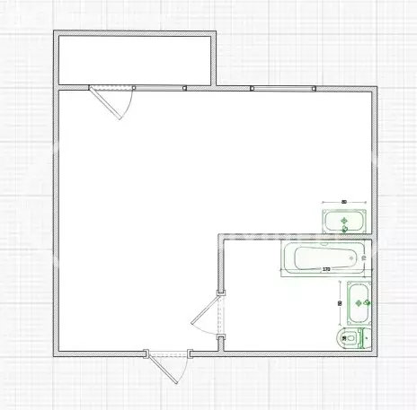 Квартира-студия: Чайковский, улица Кочетова, 1 (13 м) - Фото 1